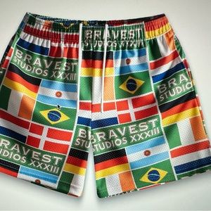 Bravest Studies Flag Shorts Size Medium